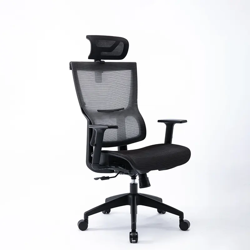 Design moderno Us Boss Chair schienale alto Russia sedia girevole in rete per Computer sedia da ufficio con supporto lombare e poggiapiedi