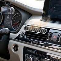 Diffuseur d'air en fibre de carbone pour voiture, à clipser sur la grille d'aération, parfum longue durée, OEM ODM, vente en gros