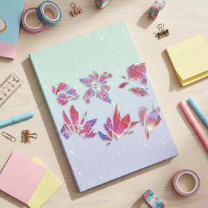 สติกเกอร์ PET 20 ชิ้น แพ็ค INS ลายคริสตัลแตก ซีรีส์เรื่องราววันหยุด วัสดุตกแต่ง DIY สติกเกอร์ตกแต่ง - Product Image 4