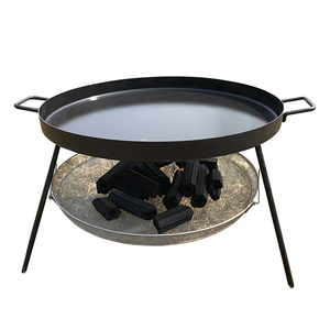 Parrilla para Fogata de Hierro Fundido de 60 cm con Patas Extraíbles para Barbacoa - Product Image 2