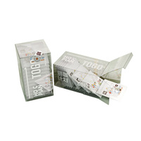 Boîte carrée transparente en plastique PVC PET personnalisée Boîte d'emballage cadeau en papier transparente et étanche