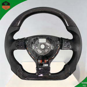 <span class=keywords><strong>Volante</strong></span> de Fibra de Carbono Personalizado Premium para Volkswagen <span class=keywords><strong>Golf</strong></span> MK5 2003-2008 <span class=keywords><strong>R32</strong></span> Passat R36 Polo Jetta GLI GTI Jetta Sagitar - Product Image 1