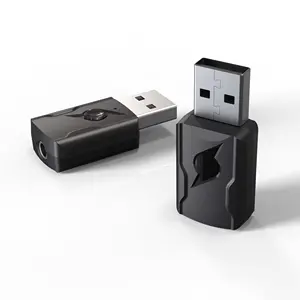 อะแดปเตอร์บลูทูธ USB 3.5 มม.แจ็คAUXเสียง 4 IN 1 ตัวรับสัญญาณบลูทูธไร้สายสําหรับทีวีCarkit PCสเตอริโอDongle