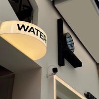 Letrero Luminoso LED Acrílico Semicurvo, Letrero Iluminado de Arco Redondo para Puerta, Letrero Luminoso para Cafetería, Boutique, OEM