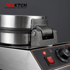 Gaufrier de qualité professionnelle - Boîtier en acier inoxydable épais, élément chauffant longue durée - Product Image 4