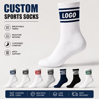 Chaussettes de sport personnalisées haut de gamme, chaussettes courtes minimalistes avec logo, design jacquard, chaussettes respirantes et confortables, fournisseur OEM