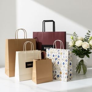 Wholesale Small Mini Paper Gift Bags With Handles for <b>Wedding</b> Party Favor Packaging Customizable - Product Image 4