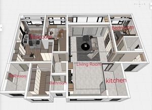 Luxuriöses Maßgefertigtes Schlafzimmer-Kleiderschranksystem mit Hautfreundlichen PET-Türen, Metallverkleidung & Integriertem Ankleidebereich - Product Image 6