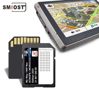 SMIOST WIP GPS voiture logiciels Navigation CID carte de voiture carte SD mémorial pour Citroen Europe 16GB Myway 207 Expert
