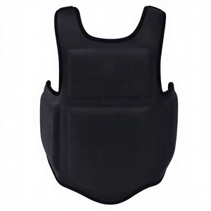 Protège-poitrine de boxe durable avec protecteur de corps en cuir MMA Muay Thai Karaté Training Belly Pad Logo personnalisé Matériau respirant - Product Image 4