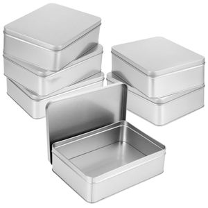 ผู้ผลิตกล่องเหล็กบรรจุภัณฑ์บานพับโลหะขนาดเล็กตามสั่ง - Product Image 1