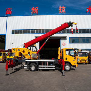 ISUZU KV600 kecil 5Ton teleskopik Boom truk derek hidrolik mobil truk derek dengan kait ganda - Product Image 4
