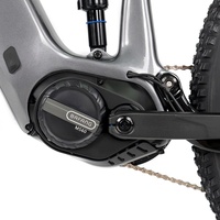 Vélo Électrique à Assistance Électrique EM10 en Fibre de Carbone, VTT à Suspension Arrière avec Moteur Central, Transmission 12 Vitesses, Freins à Disque Doubles, Prêt à l'Exportation
