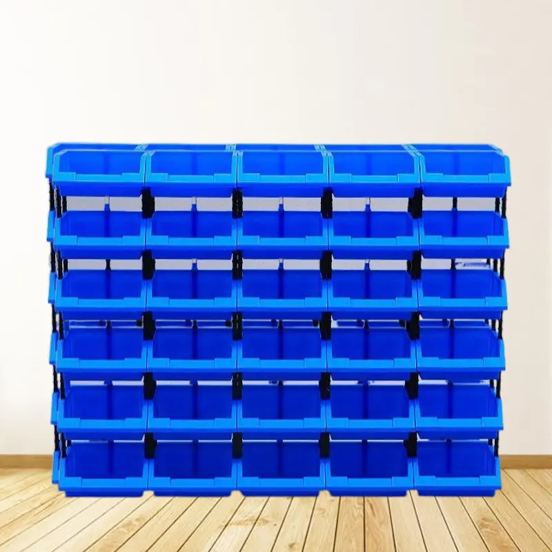 8x Pièces en plastique de réserve boîtes pour étagères allemand Qualité Heavy Duty