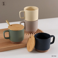 Mug à café en porcelaine personnalisé, style nordique moderne, couleur unie, haute qualité, pour couple, cadeau d'affaires, usage domestique, compatible micro-ondes et lave-vaisselle