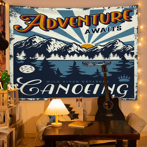 <span class=keywords><strong>Tapisserie</strong></span> murale contemporaine personnalisée, décorative, bon marché, sur le thème des anniversaires, lavable et écologique - Product Image 6