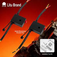 Support de fixation rapide pour projecteur LED de voiture, support universel pour lampe LED de montant A de véhicule tout-terrain modifié