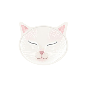 DAMAI Nouveaux kits de fournitures de fête à thème animal, assiettes en papier jetables en forme de chat, ensembles de vaisselle pour fête d'enfants - Product Image 3
