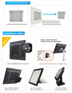 10.4 inç fansız dokunmatik ekran çalışma all in one bilgisayar j1900 i3 i5 i7 işlemci endüstriyel panel pc düşük fiyat - Product Image 5