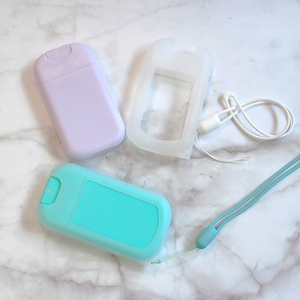 Flacon pulvérisateur <span class=keywords><strong>vide</strong></span> en PP format carte de crédit 20/30 ml pour voyage, désinfectant pour les mains, lotion, parfum rechargeable - Product Image 2