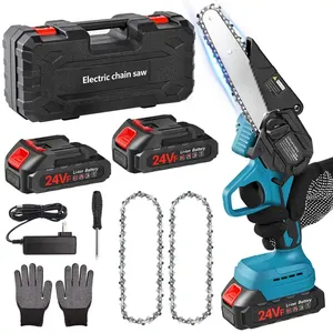 La <span class=keywords><strong>mejor</strong></span> <span class=keywords><strong>mini</strong></span> <span class=keywords><strong>motosierra</strong></span> eléctrica inalámbrica de 6 pulgadas con bloqueo de seguridad, <span class=keywords><strong>mini</strong></span> <span class=keywords><strong>motosierra</strong></span> de mano con <span class=keywords><strong>batería</strong></span> - Product Image 1