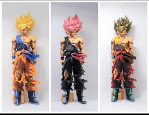 Tokoh aksi pvc bola naga 32cm 3 buah goku Vege Kame Sennin piccoio Majin Buu pvc kotak warna terlaris