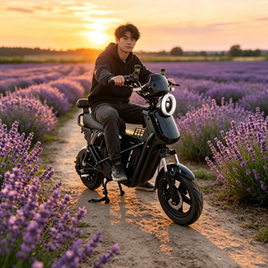 <span class=keywords><strong>Moto</strong></span> électrique puissante 1500W sans balais, batterie lithium 60/72V, 60km/h, double frein à disque, suspension hydraulique, Nouveauté 2026 - Product Image 2