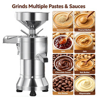 Machine verticale multifonction pour pâtes à base de noix, beurre de cacahuète, sésame, pistache, confiture, chocolat et mayonnaise