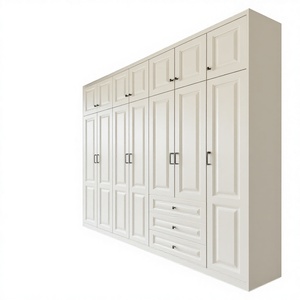 Sistema <span class=keywords><strong>Armadio</strong></span> Componibile Personalizzato in MDF <span class=keywords><strong>ad</strong></span> Alta Densità, Guardaroba Moderno con Cassetti Integrati, Ecologico, Durevole e di Lusso - Product Image 1