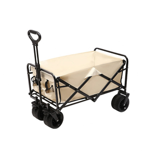Folding Outdoor Utility <strong>Wagon</strong> Garden Portable Hand Cart All Terrain Wheels <strong>Beach</strong> <strong>Wagon</strong> - Product Image 6