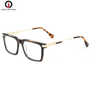 Cổ phiếu sẵn sàng jm30581 vuông Acetate khung quang linh hoạt mùa xuân bản lề bán buôn kính quang học cho nam giới phụ nữ - Product Image 2