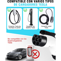 Adaptateur Wufen NACS vers GB/T Type2 32A Max IP54 Connecteur de chargeur EV pour borne de recharge de véhicule électrique Tesla AC