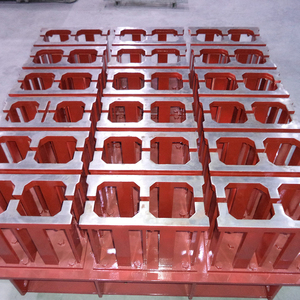 Tùy chỉnh chính xác kim loại khuôn Maker lồng vào nhau CLC kép gạch Breeze Hướng dẫn sử dụng rỗng khối bê tông khuôn - Product Image 2