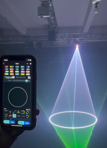 Lumière laser DJ pour fête en intérieur M1-Z811E 10w avec contrôle par application, pleine couleur, 300 motifs pour mariage, boîte de nuit, bar, spectacle laser disco - Product Image 5