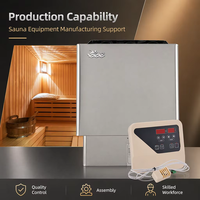 Mesin Relaksasi Pribadi Pemanas Ruangan Sauna Kering Elektrik dengan Panel Kontrol Komputer Bahan Stainless Steel