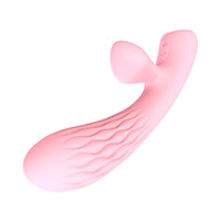 Vibrateur AV en silicone liquide tout-en-un, double vibration, forte vibration, silicone souple, masseur du point G pour femmes, jouet sexuel pour adultes