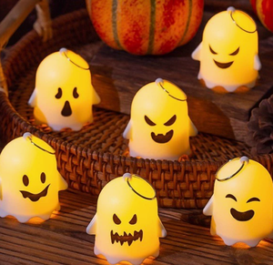 Decoraciones de Halloween, Adornos en Miniatura, Mini Linternas de Calabaza, Fantasmas Traviesos de Halloween, Accesorios Colgantes para Fiestas - Product Image 2