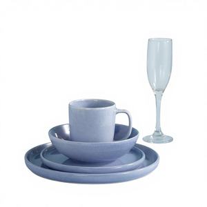 Tendance 2025, vaisselle en céramique durable de luxe, ensembles de vaisselle artistiques, assiettes rondes résistantes à la chaleur, avec cadeau pour mariage, fête - Product Image 1