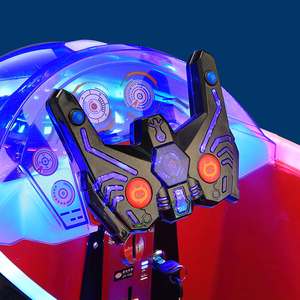 เครื่องเล่นสวิงหยอดเหรียญพลาสติกสำหรับเด็กในสวนสนุก ธีมอวกาศ แบบพกพา ใช้ไฟฟ้า สำหรับขาย - Product Image 6