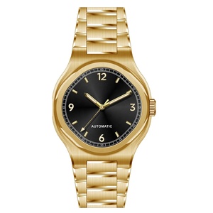 Montre automatique mécanique pour femme en acier inoxydable avec cristal saphir, design minimaliste unique, grand format, logo personnalisé, étanche - Product Image 4