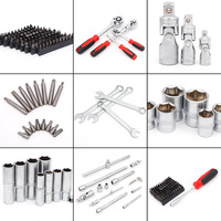 Kit d'outils professionnel portable de 300 pièces, clé à cliquet, tournevis hexagonal interne, avec étui rigide