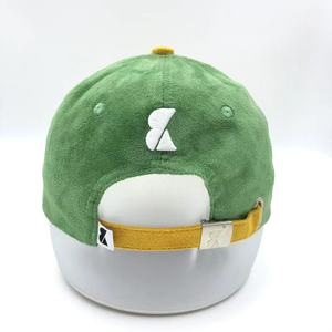 Prix d'usine vente en gros chapeau de papa en daim FLANELLE de haute qualité avec logo brodé à 5 panneaux, casquette de baseball pour hommes avec motif <span class=keywords><strong>chamois</strong></span> - Product Image 6