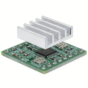ชิ้นส่วนเครื่องพิมพ์3D แผงวงจรสเต็ปมอเตอร์โมดูล DRV8825 <span class=keywords><strong>A4988</strong></span>แบบสเต็ปเปอร์มอเตอร์ไดร์เวอร์พร้อมแผงระบายความร้อน1.4 - Product Image 2