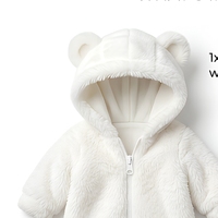 Ensemble d'écharpe, chapeau et gants en peluche en coton PP blanc, jouet en peluche, cadeau personnalisé, 31 cm-50 cm