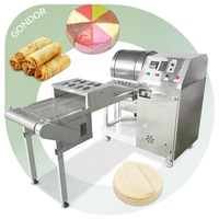 Rectangle Crêpe Petit Mesin Pembuat Kulit Lumpia Teff Injera Bake Spring Roll Sheet Make Machine Home Use