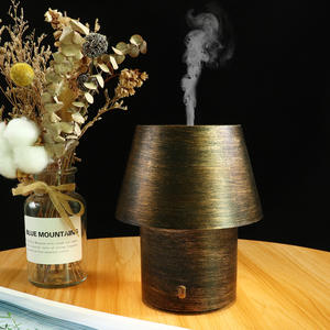 Lámpara de Mesa de Madera con Humidificador de 160 ml, Difusor de Aroma USB con Luz LED para Dormitorio, Escritorio y Uso Doméstico - Product Image 2