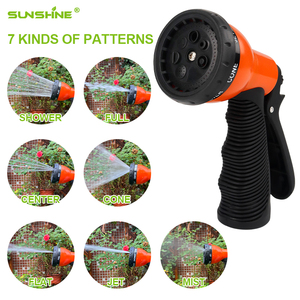 Pistolas de <span class=keywords><strong>Agua</strong></span> para Jardín SUNSHINE, Duraderas, de ABS, <span class=keywords><strong>con</strong></span> 7 Patrones de Rociado, Rosca Hembra de 1/2'', para Riego de Plantas - Product Image 3