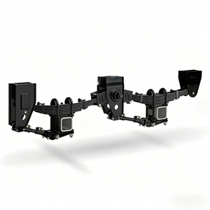 Nouvelle suspension mécanique de <span class=keywords><strong>semi</strong></span>-remorque de type américain avec 2-3 essieux, capacité 13T-16T, ensemble de ressorts à lames en acier de remplacement - Product Image 3