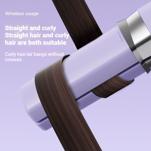 Plancha de Pelo de Cerámica Recargable Personalizable con Temperatura Ajustable para Uso en Interiores y Exteriores, Calentamiento Rápido Eléctrico - Product Image 4