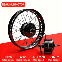 Kits de conversion de vélo électrique Salimotor abordables 48V, 52V, 60V, 72V avec moteurs : 500W/750W/1000W/1500W/2000W Vélos électriques
